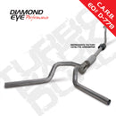 Diamond Eye KIT 4in TB DUAL SS: 94-97 FORD 7.3L F250/F350 PWRSTROKE NFS W/ CARB EQUIV STDS - depK4308S