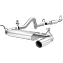 MagnaFlow 12-14 Jeep Wrangler 4dr Single Straight Rear P/S Exit Stainless C/B Performance Exhaust - mag15115