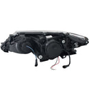 ANZO 2012-2013 Toyota Camry Projector Headlights w/ Halo Chrome - anz121513