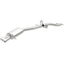 MagnaFlow Sys C/B 09-14 VW Jetta Wagon 2.0L TDI 2.5in SS Dual Driver Side Exit Polished 3 Tip - mag19167