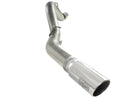 aFe MACHForce XP Exhaust 5in DPF-Back SS 11-13 GM Diesel Trucks V8-6.6L (td) (LML) (Pol Tip) - afe49-44041-P