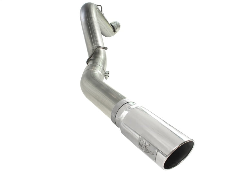 aFe MACHForce XP Exhaust 5in DPF-Back SS 11-13 GM Diesel Trucks V8-6.6L (td) (LML) (Pol Tip) - afe49-44041-P