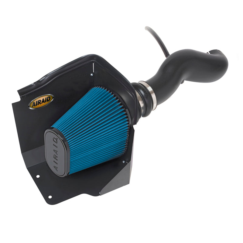 Airaid 09-10 GM Trucks 6.0L w/ Mech Fans CAD Intake System w/ Tube (Dry / Blue Media) - air203-235