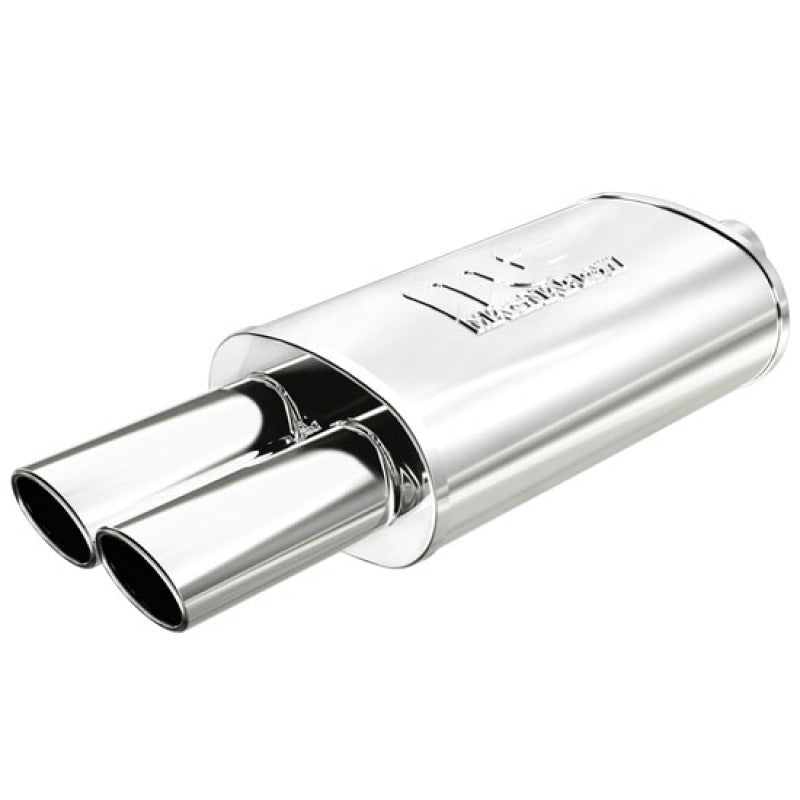 MagnaFlow Muffler W/Tip Mag SS 14X5X8 2.25/3 - mag14830
