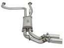 aFe Rebel Series 3in SS Cat-Back Exhaust System w/ Polished Tip 04-15 Nissan Titan V8 5.6L - afe49-46124-P