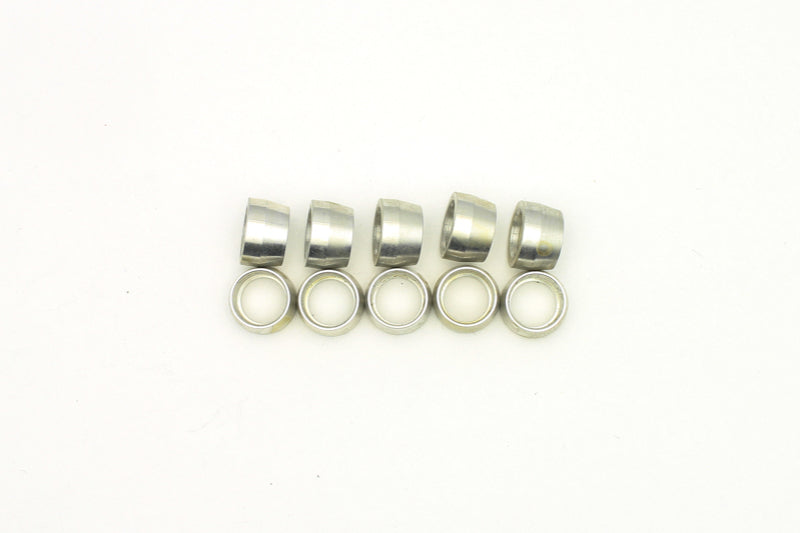 DeatschWerks Replacement PTFE Hose End Olive Insert 6AN (Pack of 10) - dw6-02-0867