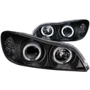 ANZO 2000-2004 Infiniti I30 Projector Headlights w/ Halo Black - anz121077