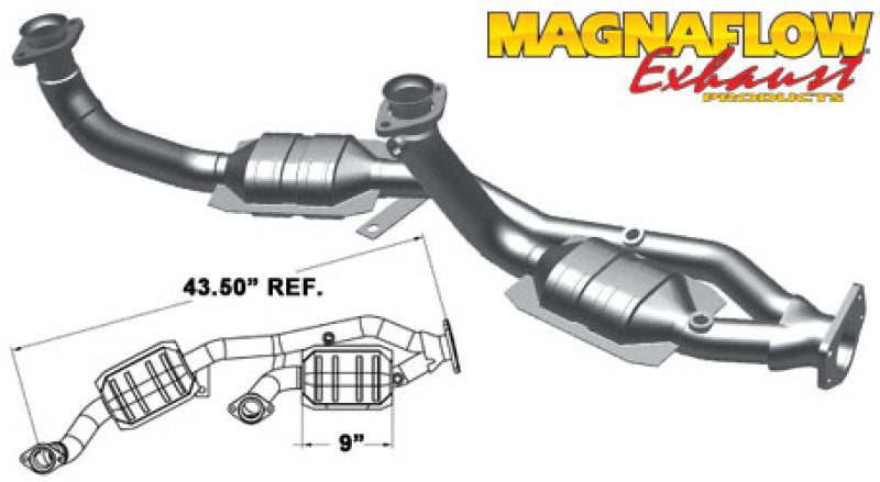 MagnaFlow Conv DF 99-00 Windstar 3.0L V6 - mag23542