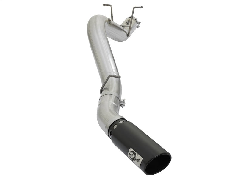 aFe ATLAS 5in DPF-Back Aluminized Steel Exhaust System GM Diesel Trucks 2017 V8 6.6L (td) L5P - afe49-04085-B