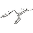 MagnaFlow 12-13 Mustang V8 5.0L Boss 302 Street Series Dual Split Rear Exit Cat Back Perf Exhaust - mag15056