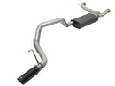 aFe MACHForce XP 3in 304 SS Cat-Back Exhausts w/ Black Tips 10-17 Nissan Patrol (Y62) V8-5.6L - afe49-36114-B