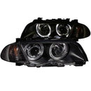 ANZO 1999-2001 BMW 3 Series E46 Projector Headlights w/ Halo Black (CCFL) - anz121261