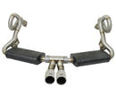 aFe MACHForce-Xp 2in 304 SS Cat-Back Exhaust w/Polished Tips 13-16 Porsche Boxster/Cayman 2.7L/3.4L - afe49-36415-P