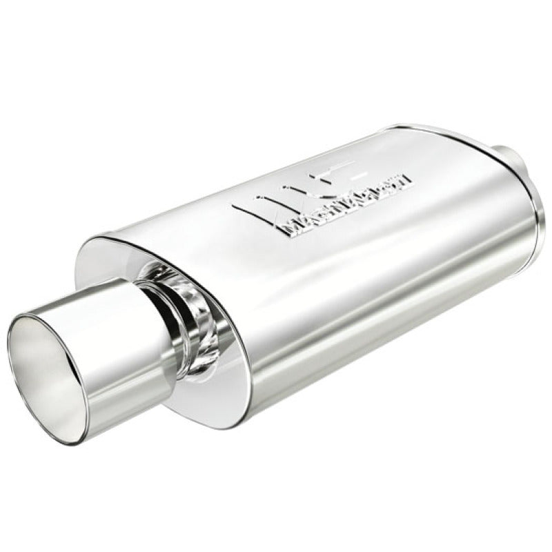 MagnaFlow Muffler W/Tip Mag SS 14X5X8 2.25/4. - mag14832