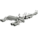 MagnaFlow Sport Series SS Cat-Back Exhaust Titanium Coated Quad Split Rear Exit 2015 BMW M3/M4 3.0 - mag19176