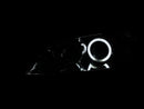 ANZO 2004-2008 Mazda 3 Projector Headlights w/ Halos Chrome - anz121211