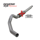 Diamond Eye KIT 5in CB MFLR RPLCMENT PIPE SGL AL: 03-07 FORD 6.0L F250/F350 - depK5344A-RP