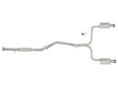 aFe Takeda 2.5-1.75in 304 SS Cat-Back Exhaust System 13-17 Honda Accord LX / EX / EX-L L4-2.4L - afe49-36605-L