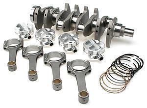 Brian Crower Honda F20C/F22C Stroker Kit-97mm Billet Crank Sportsmans Rods (5.893in) Custom Pistons - BC0069