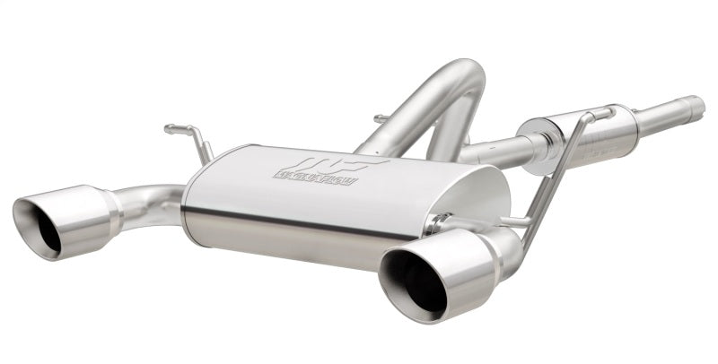 MagnaFlow 2018+ Jeep Wrangler 3.6L 409 SS Dual Split Rear Exit Polished Tips Cat-Back Exhaust - mag19416