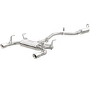 MagnaFlow Cat Back, SS, 2.5in, Street, Dual Split Polished 5.5in Tips 15-17 Chrysler 200 L4-2.4LGAS - mag19041