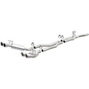 MagnaFlow Cat-Back 14-15 Chevy Camaro V8 Street Series SS 3in Quad Split Rear 4in Polised Tips - mag19012