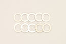 DeatschWerks -4 AN Aluminum Crush Washer (Pack of 10) - dw6-02-0301