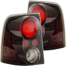 ANZO 2002-2005 Ford Explorer Taillights Black - anz211081