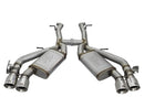 aFe MACHForce XP 3in 304 SS Axle-Back Dual Exhaust (NPP) w/ Polished Tips 16-17 Camro SS V8-6.2L - afe49-34068-P