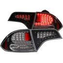 ANZO 2006-2011 Honda Civic LED Taillights Black - anz321152