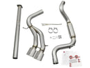 aFe POWER Takeda 3in 304 SS Cat-Back Exhaust w/ Polished Tips 13-17 Ford Focus ST L4-2.0L (t) - afe49-33083-P