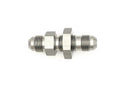 DeatschWerks 6AN Male Flare To 6AN Male Flare Bulkhead Adapter (Incl. Nut) - dw6-02-0708