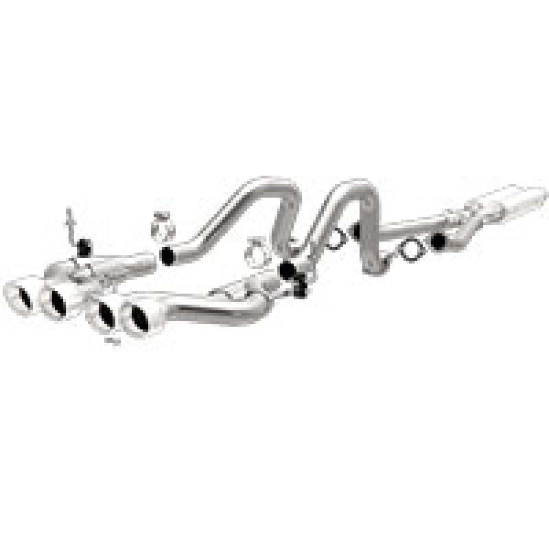 Magnaflow 00-04 Chev Corvette V8 5.7L Comp Series Quad Ctr Rr Exit SS Cat-Back Perf Exhaust - mag15281