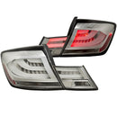 ANZO 2013-2015 Honda Civic LED Taillights Chrome - anz321325