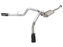 aFe MACHForce XP Exhaust 3in SS Dual Side Exit CB w/ Black Tips 15 Ford F150 Ecoboost V6-2.7L/3.5L - afe49-43070-B