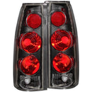 ANZO 1999-2000 Cadillac Escalade Taillights Black 3D Style - anz211019