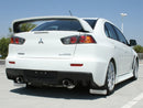 aFe Takeda Exhaust 304SS Dual Cat-Back w/ Polished Tips 08-13 Mitsubishi Lancer Evo X L4 2.0L Turbo - afe49-36701