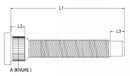 ARP 1/2in x 20 Thread 3in Long Wheel Stud Kit (5 Studs) - arp100-7704