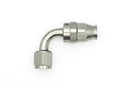 DeatschWerks 8AN Female Swivel 90-Degree Hose End PTFE (Incl. 1 Olive Insert) - dw6-02-0856