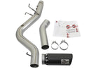 aFe ATLAS 5in DPF-Back Aluminized Steel Exhaust System GM Diesel Trucks 2017 V8 6.6L (td) L5P - afe49-04085-B