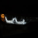 ANZO 2012-2015 BMW 3 Series Projector Headlights w/ U-Bar Chrome (HID Compatible) - anz121507