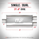 MagnaFlow Muffler Mag SS 5X8 14 3/2.5 - mag14221