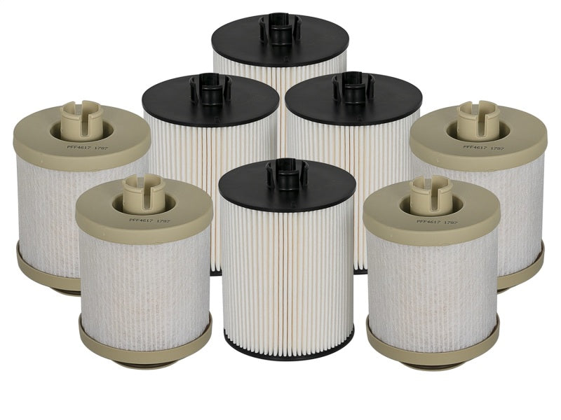 aFe Pro GUARD D2 Fuel Filter 08-10 Ford Diesel Trucks V8 6.4L (td) (4 Pack) - afe44-FF013-MB