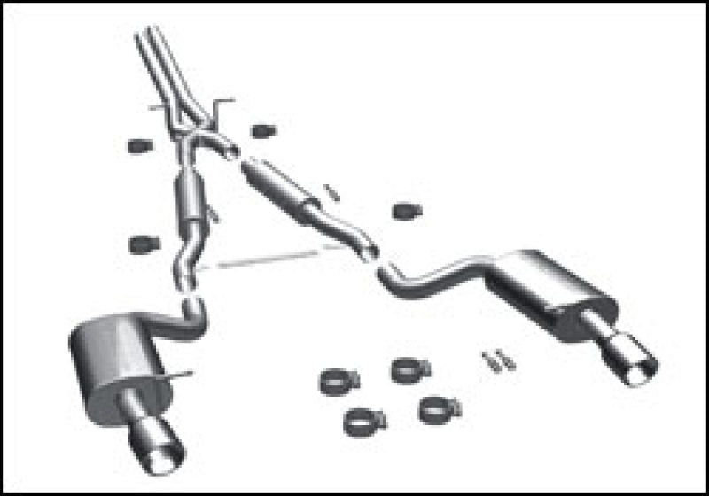 MagnaFlow SYS C/B 97-04 Audi A6 2.7L Bi-Turbo - mag16493