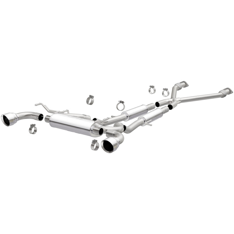 MagnaFlow Cat-Back 09-17 Nissan 370Z V6 3.7L Street Series SS 2.25in Dual Split Rear Exit Exhaust - mag19135