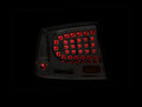 ANZO 2006-2008 Dodge Charger LED Taillights Black - anz321014
