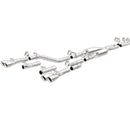 MagnaFlow Cat-Back, SS, 2.5in, Quad Split Rear 3.5in Tip 2015 Dodge Challenger 3.6L V6 - mag19217