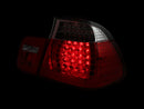 ANZO 2002-2005 BMW 3 Series E46 LED Taillights Red/Clear - anz321096