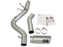 aFe LARGE BORE HD 5in 409-SS DPF-Back Exhaust w/Polished Tip 2017 GM Duramax V8-6.6L (td) L5P - afe49-44085-P