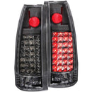 ANZO 1999-2000 Cadillac Escalade LED Taillights Black - anz311006
